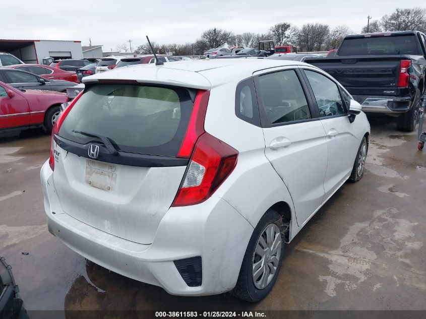 2016 Honda Fit Lx VIN: JHMGK5H55GX018046 Lot: 38611583