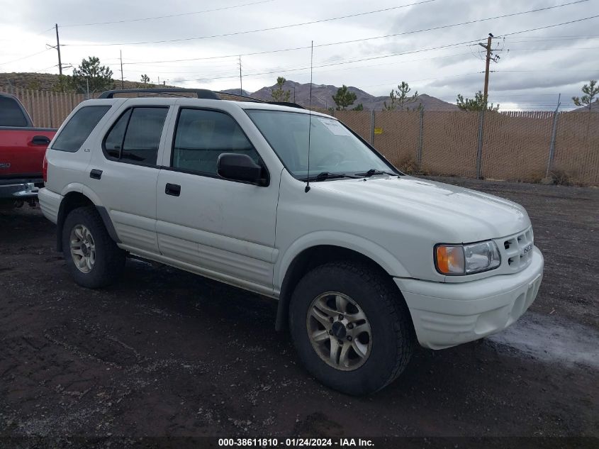 2002 Isuzu Rodeo Ls/Lse/S VIN: 4S2DM58W024331351 Lot: 38611810