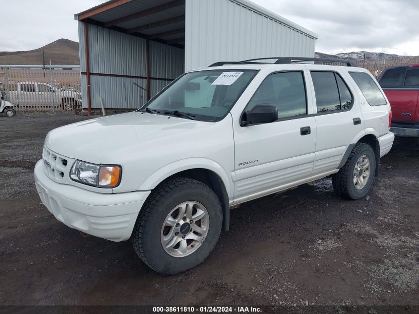 2002 Isuzu Rodeo Ls/Lse/S VIN: 4S2DM58W024331351 Lot: 38611810