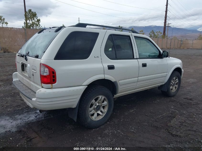 2002 Isuzu Rodeo Ls/Lse/S VIN: 4S2DM58W024331351 Lot: 38611810