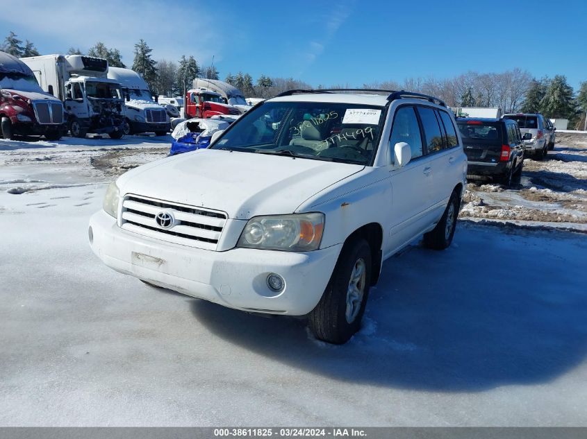 2007 Toyota Highlander VIN: JTEDD21A270163618 Lot: 38611825