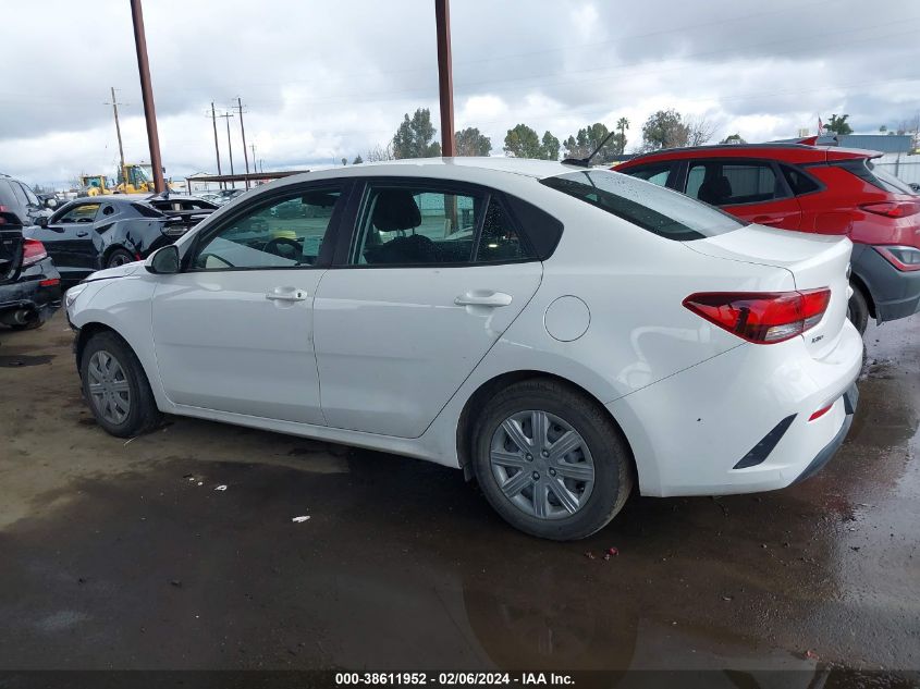 2021 Kia Rio Lx VIN: 3KPA24AD9ME413281 Lot: 38611952