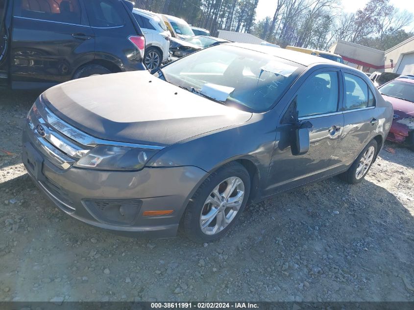 2012 Ford Fusion Se VIN: 3FAHP0HA0CR321526 Lot: 38611991