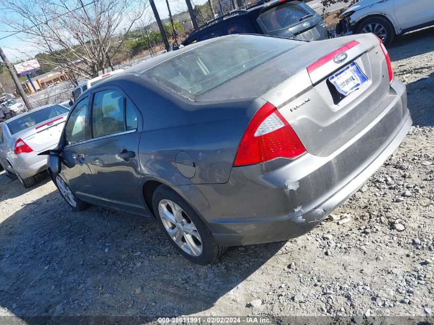 2012 Ford Fusion Se VIN: 3FAHP0HA0CR321526 Lot: 38611991