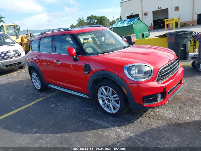 2020 Mini Countryman Cooper VIN: WMZYW3C02L3L21751 Lot: 40536192