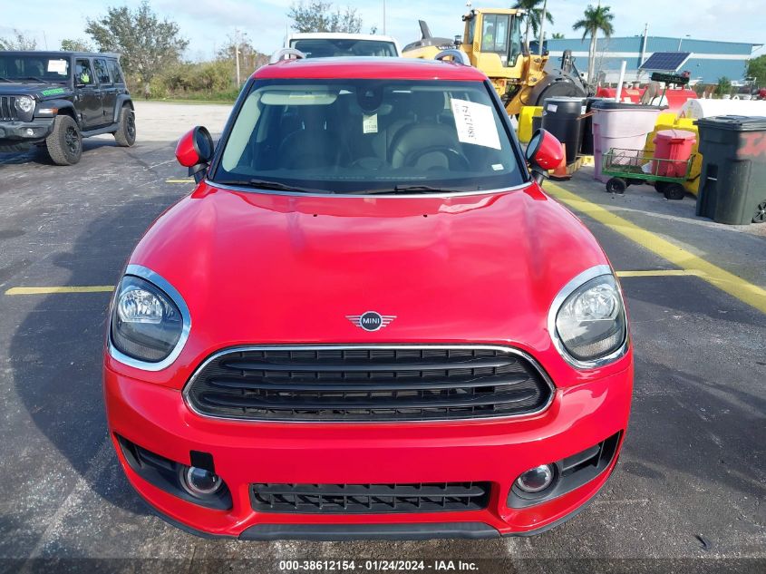 2020 Mini Countryman Cooper VIN: WMZYW3C02L3L21751 Lot: 40536192