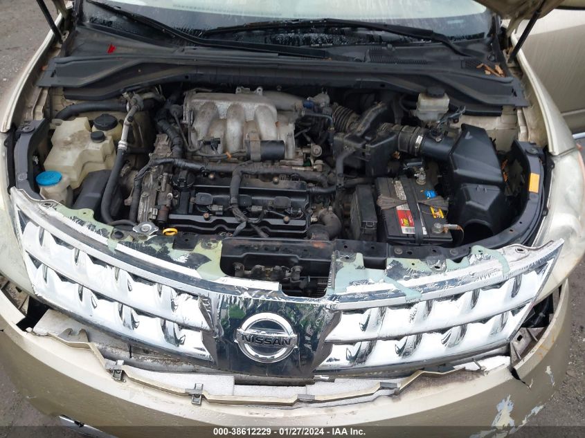 2006 Nissan Murano Se VIN: JN8AZ08W26W535277 Lot: 38612229