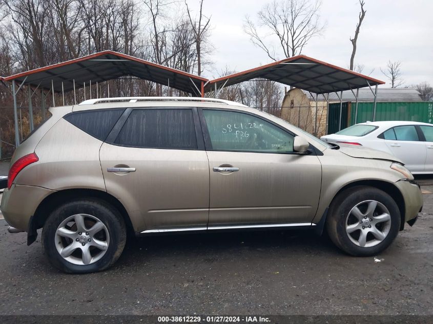 2006 Nissan Murano Se VIN: JN8AZ08W26W535277 Lot: 38612229