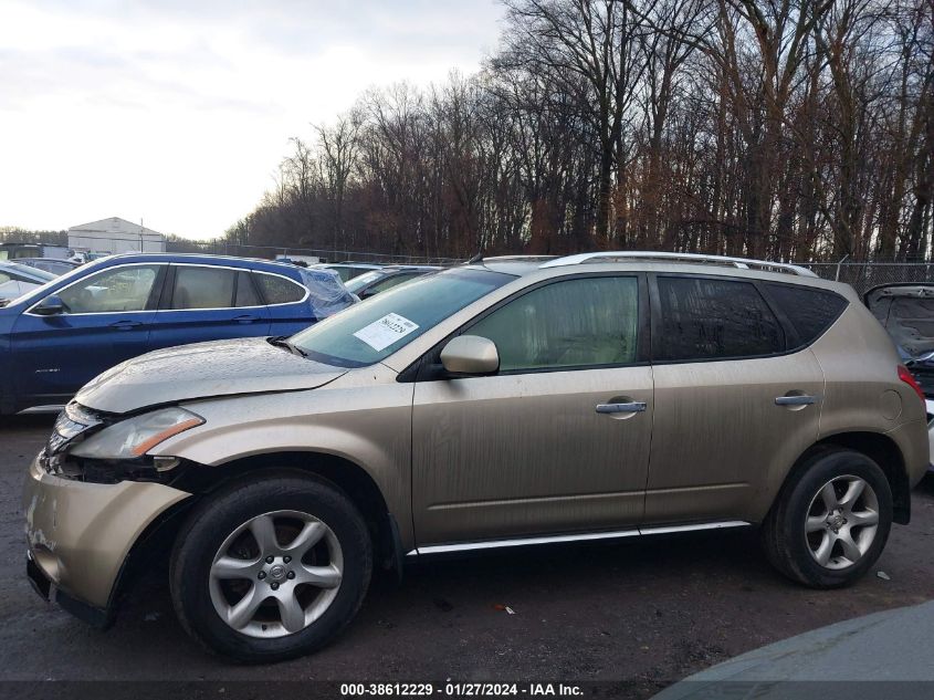 2006 Nissan Murano Se VIN: JN8AZ08W26W535277 Lot: 38612229