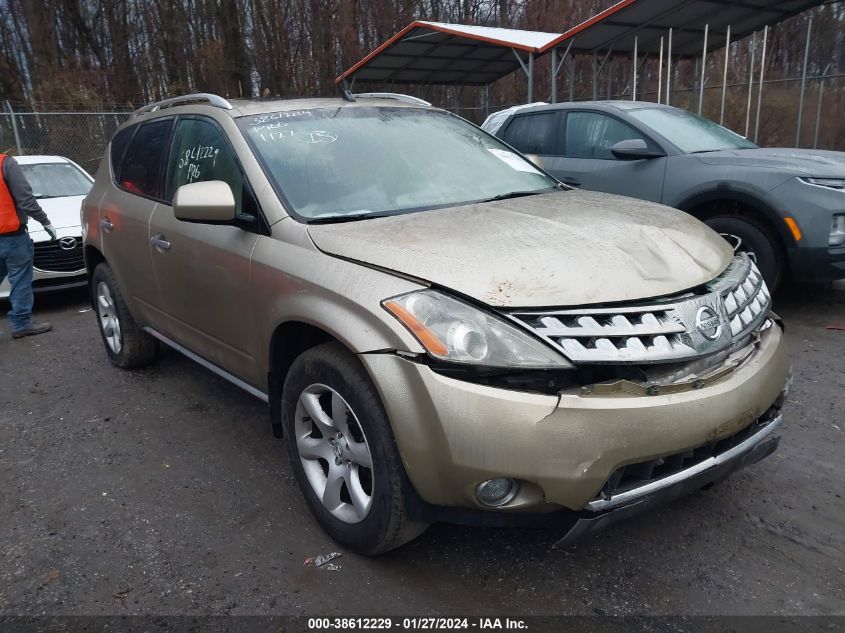 2006 Nissan Murano Se VIN: JN8AZ08W26W535277 Lot: 38612229