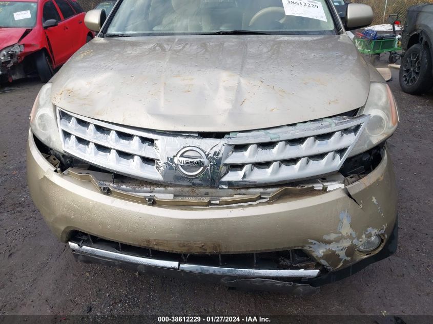 2006 Nissan Murano Se VIN: JN8AZ08W26W535277 Lot: 38612229