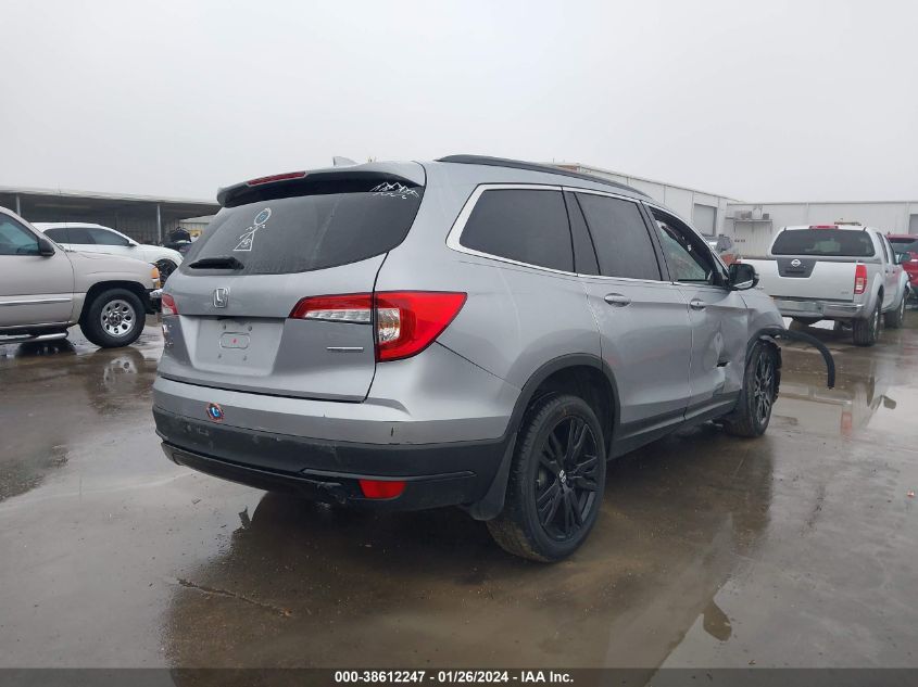 2022 Honda Pilot 2Wd Special Edition VIN: 5FNYF5H2XNB034816 Lot: 38612247