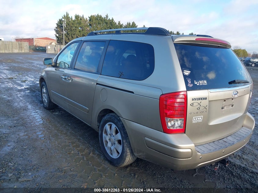 2007 Hyundai Entourage Gls/Limited/Se VIN: KNDMC233X76038028 Lot: 38612263