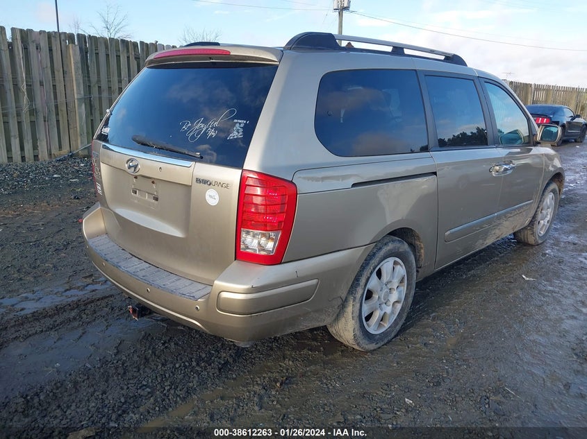 2007 Hyundai Entourage Gls/Limited/Se VIN: KNDMC233X76038028 Lot: 38612263