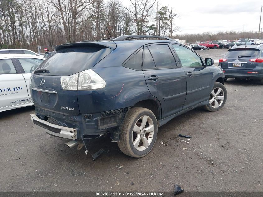 2005 Lexus Rx 330 VIN: 2T2HA31U45C044420 Lot: 38612301