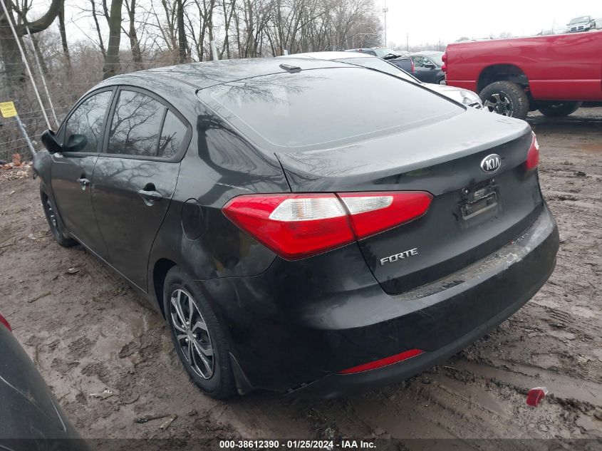 2016 Kia Forte Lx VIN: KNAFK4A64G5616177 Lot: 38612390