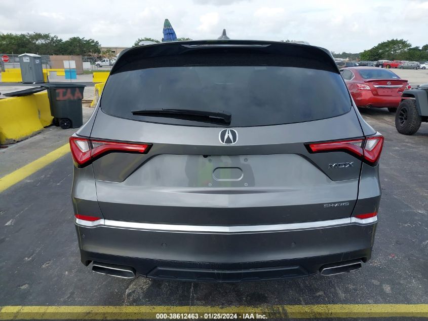 2022 Acura Mdx Advance Package VIN: 5J8YE1H84NL003785 Lot: 38612463