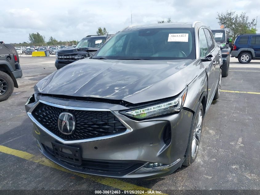 2022 Acura Mdx Advance Package VIN: 5J8YE1H84NL003785 Lot: 38612463