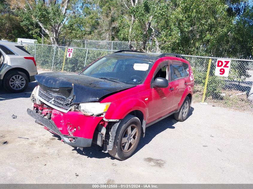 2007 Mitsubishi Outlander Es/Ls VIN: JA4MS31X67Z009116 Lot: 38612555