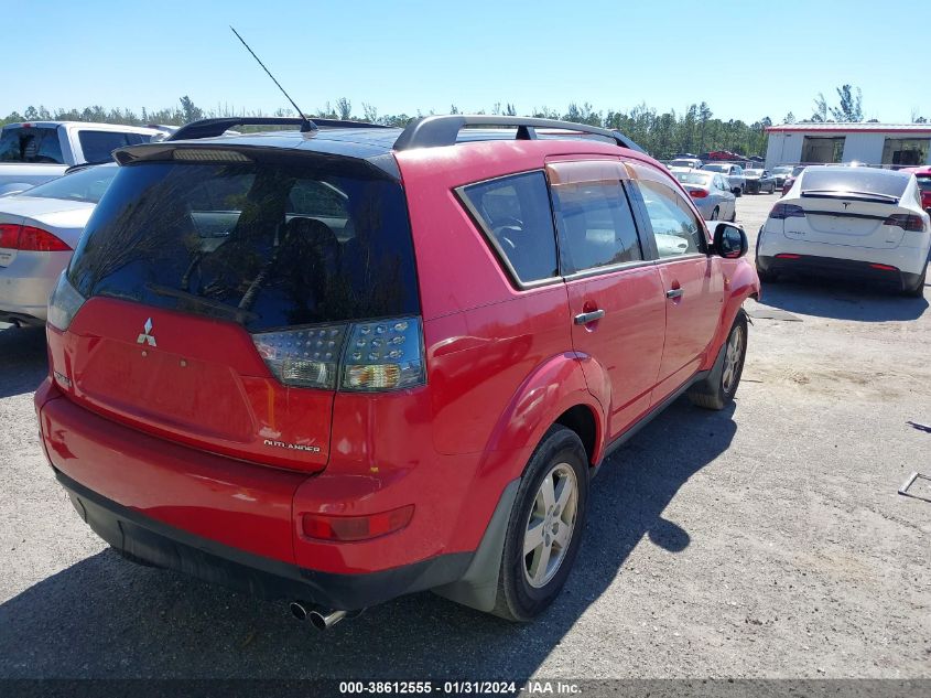 2007 Mitsubishi Outlander Es/Ls VIN: JA4MS31X67Z009116 Lot: 38612555