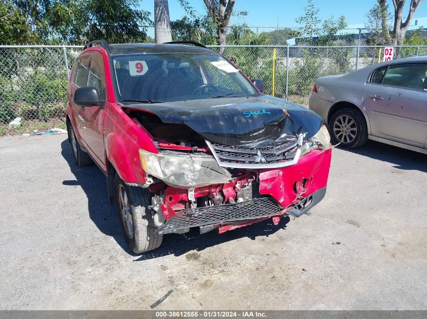 2007 Mitsubishi Outlander Es/Ls VIN: JA4MS31X67Z009116 Lot: 38612555