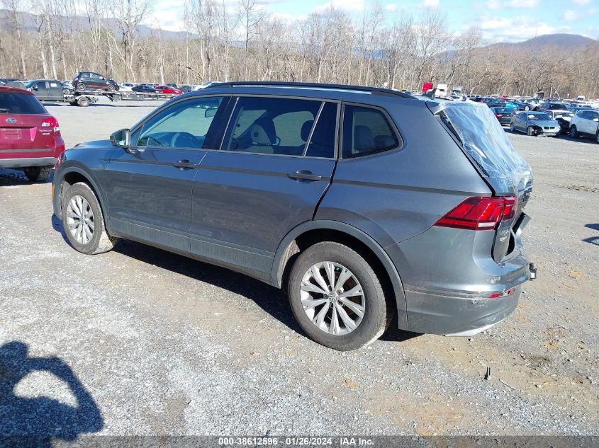 2020 Volkswagen Tiguan 2.0T S VIN: 3VV0B7AX5LM023498 Lot: 38612596