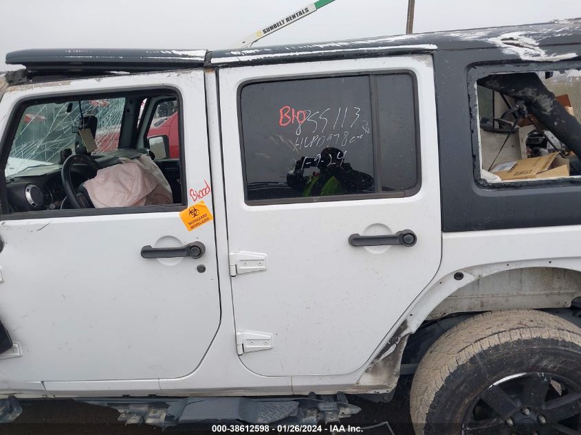 2015 Jeep Wrangler Unlimited Sahara VIN: 1C4BJWEG5FL593506 Lot: 38612598