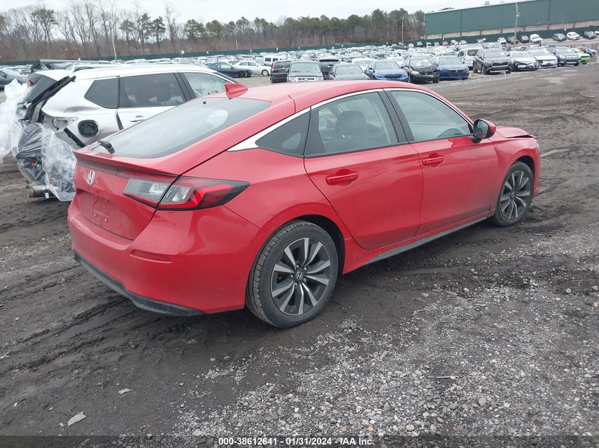 2022 HONDA CIVIC VIN: 19XFL1H77NE001847