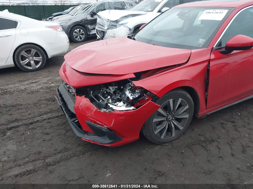 2022 HONDA CIVIC VIN: 19XFL1H77NE001847