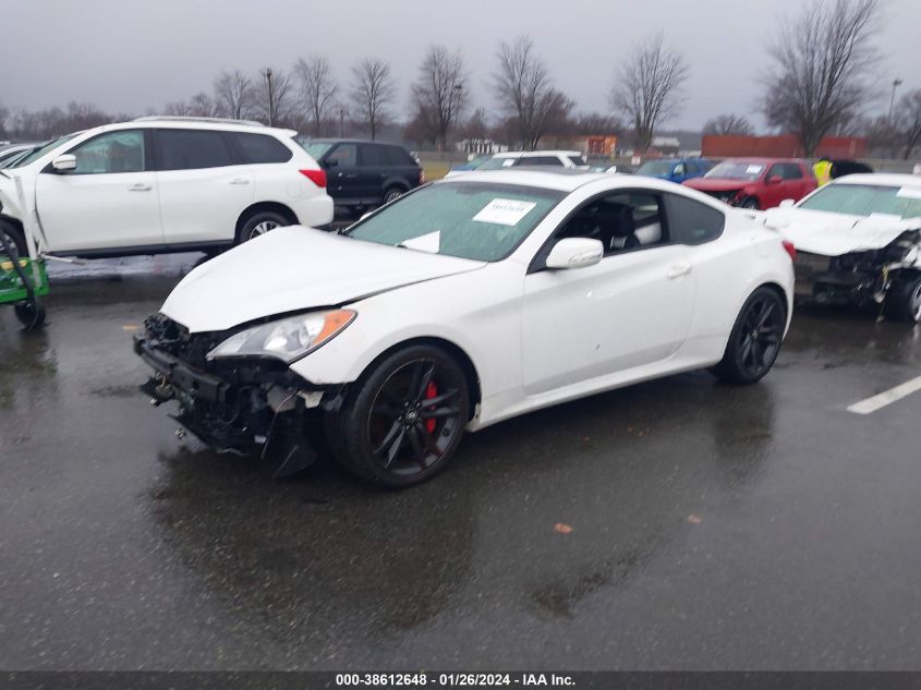 2012 Hyundai Genesis Coupe 3.8L VIN: KMHHU6KHXCU079344 Lot: 38612648