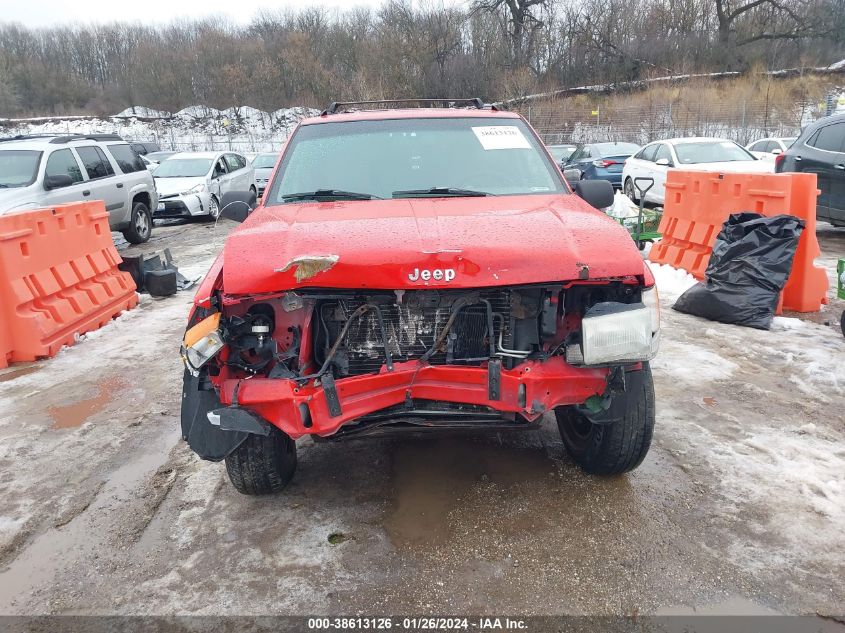 1994 Jeep Grand Cherokee Laredo VIN: 1J4GZ58S9RC316946 Lot: 38613126