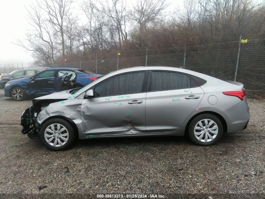 2021 Hyundai Accent Se VIN: 3KPC24A6XME132892 Lot: 38613273