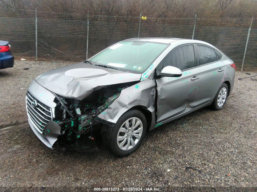 2021 Hyundai Accent Se VIN: 3KPC24A6XME132892 Lot: 38613273