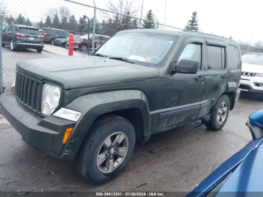 2008 Jeep Liberty Sport VIN: 1J8GN28K78W244649 Lot: 38613301