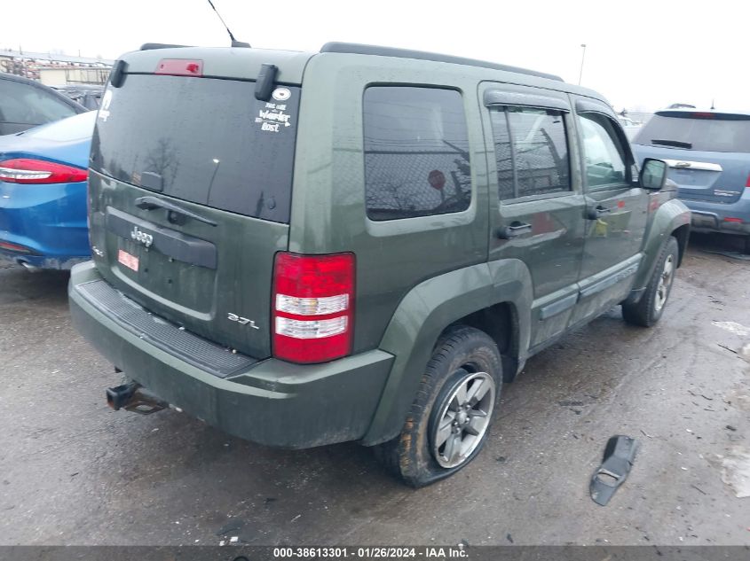 2008 Jeep Liberty Sport VIN: 1J8GN28K78W244649 Lot: 38613301