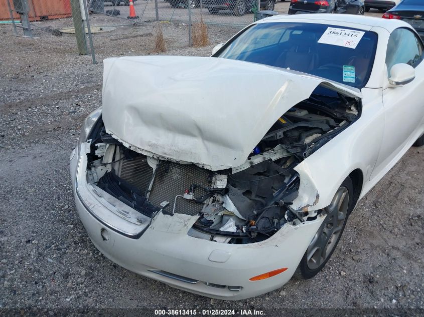 2006 Lexus Sc 430 VIN: JTHFN48Y569009969 Lot: 38613415