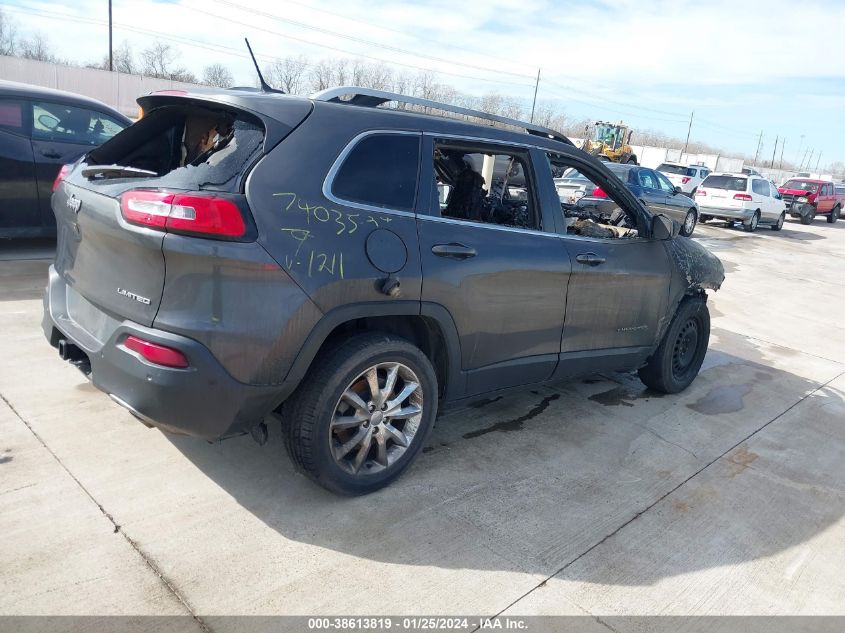 2014 Jeep Cherokee Limited VIN: 1C4PJLDS1EW201211 Lot: 38613819