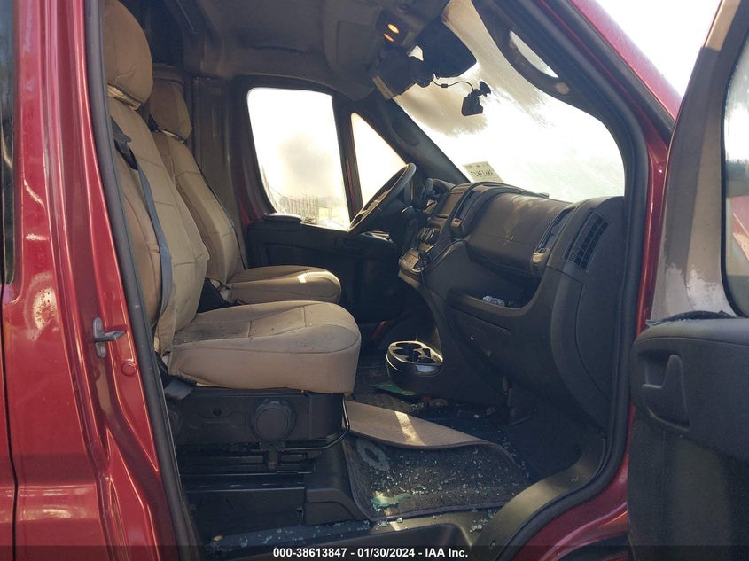 2021 Ram Promaster 3500 Cargo Van High Roof 159 Wb Ext VIN: 3C6MRVJG1ME590620 Lot: 38613847