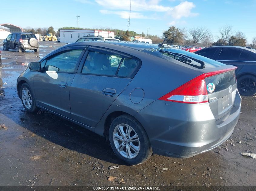 2010 Honda Insight Ex VIN: JHMZE2H70AS042937 Lot: 38613974