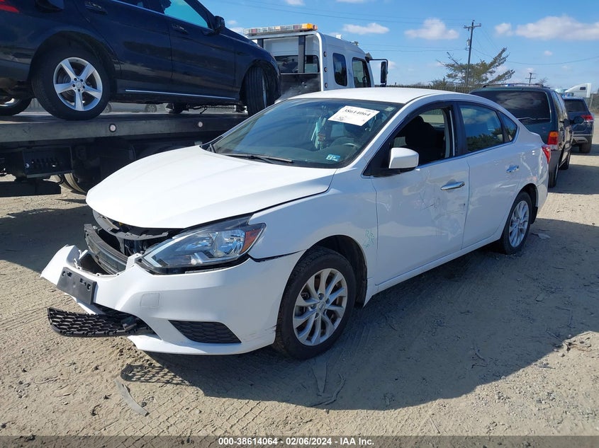 VIN 3N1AB7AP4KY458106 2019 NISSAN SENTRA SV
