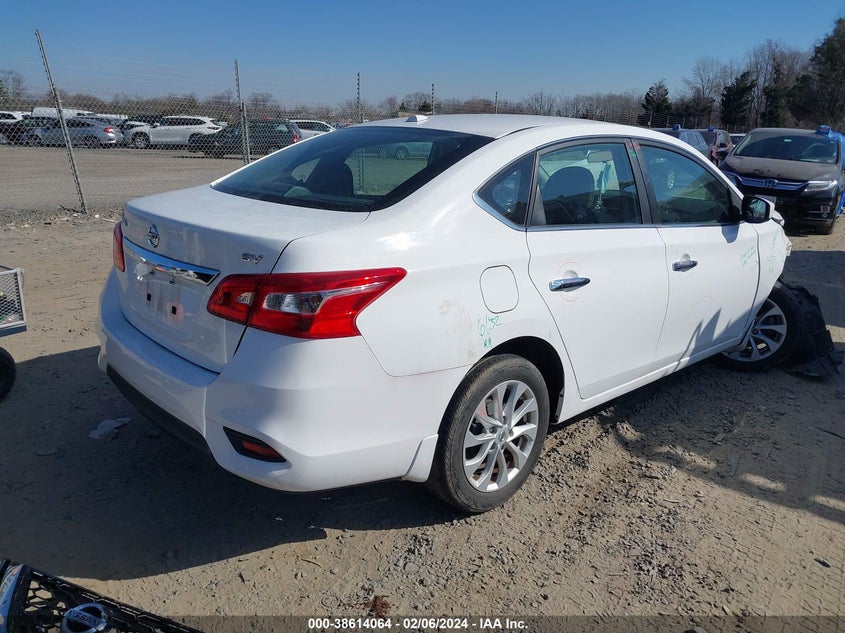 VIN 3N1AB7AP4KY458106 2019 NISSAN SENTRA SV