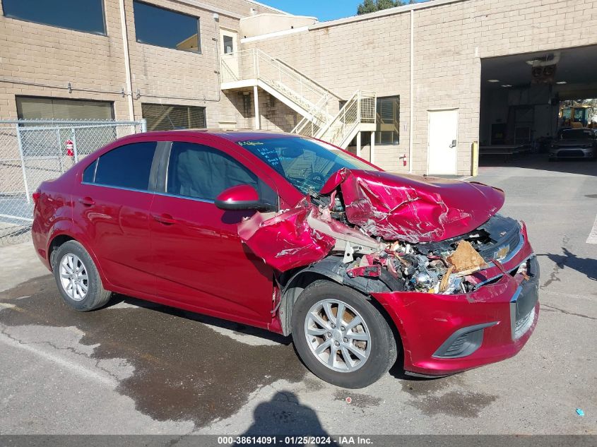 2017 Chevrolet Sonic Lt Auto VIN: 1G1JD5SH0H4126882 Lot: 39113872