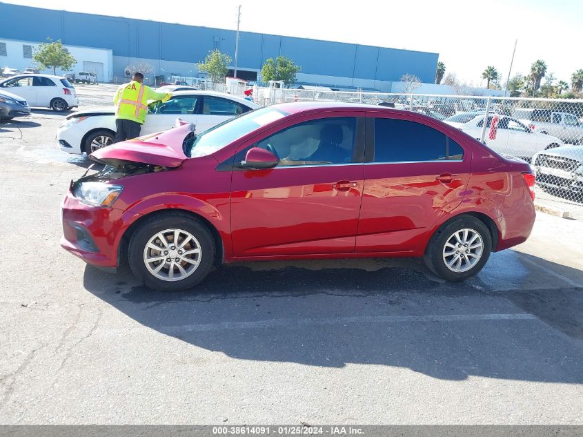 2017 Chevrolet Sonic Lt Auto VIN: 1G1JD5SH0H4126882 Lot: 39113872