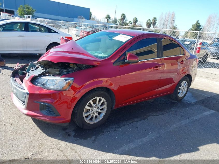 2017 Chevrolet Sonic Lt Auto VIN: 1G1JD5SH0H4126882 Lot: 39113872