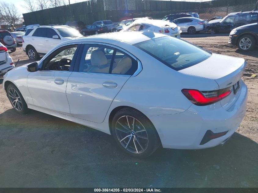 2019 BMW 330I xDrive VIN: WBA5R7C52KAJ83942 Lot: 38614205