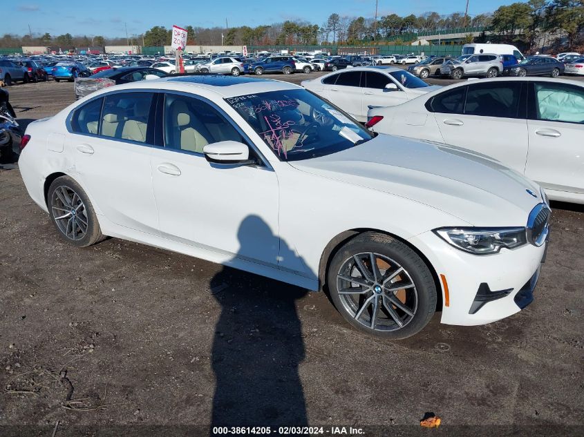 2019 BMW 330I xDrive VIN: WBA5R7C52KAJ83942 Lot: 38614205