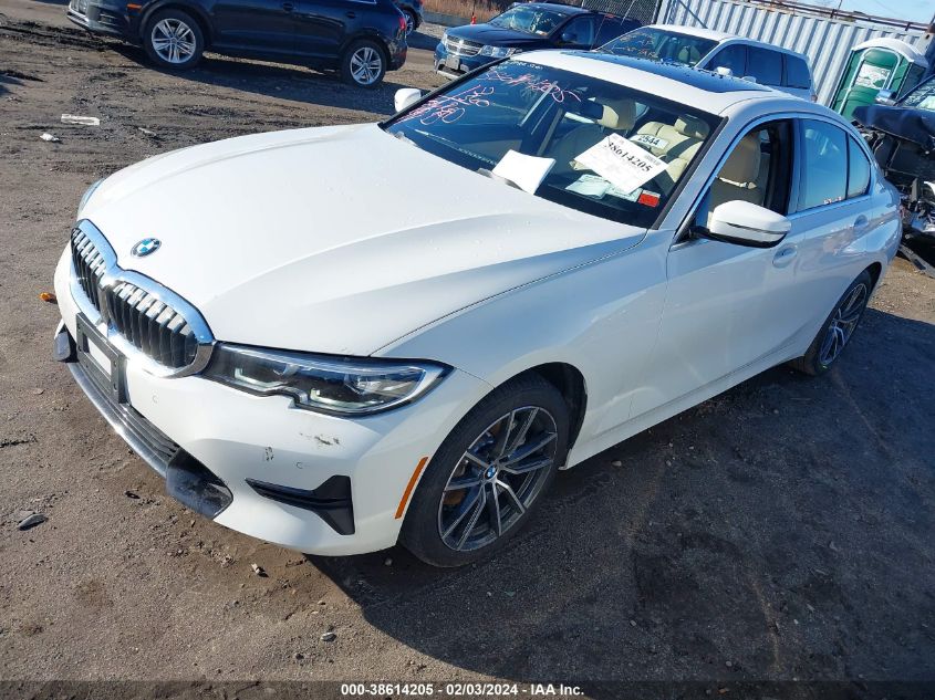 2019 BMW 330I xDrive VIN: WBA5R7C52KAJ83942 Lot: 38614205