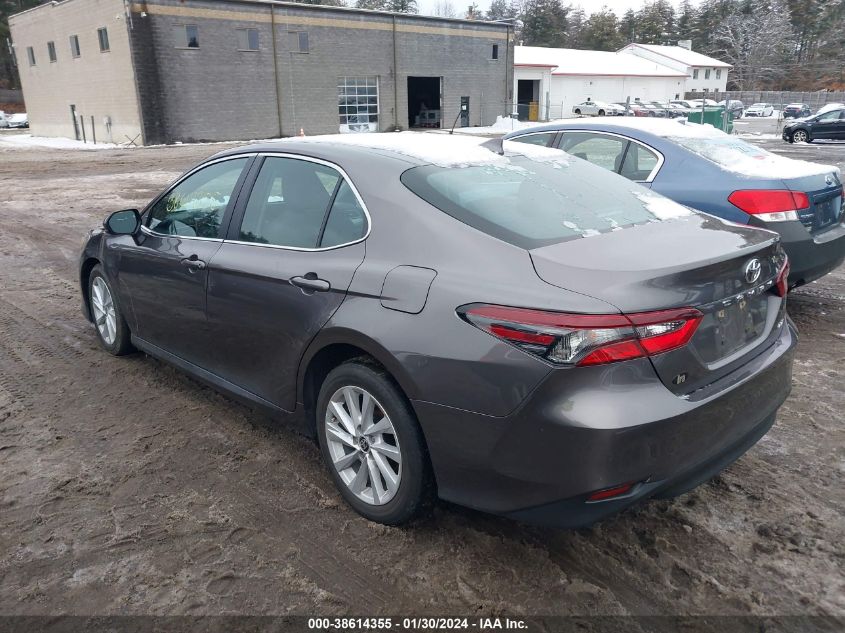 2022 Toyota Camry Le VIN: 4T1C11AK7NU687862 Lot: 38614355