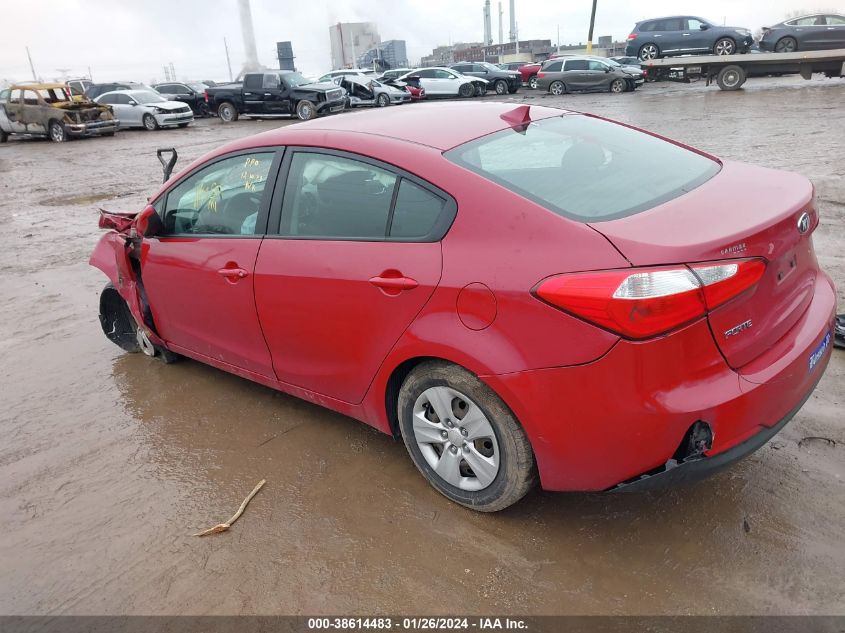 2014 Kia Forte Lx VIN: KNAFK4A61E5065798 Lot: 38614483