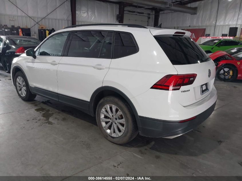 2020 Volkswagen Tiguan 2.0T S VIN: 3VV1B7AX9LM009768 Lot: 38614555